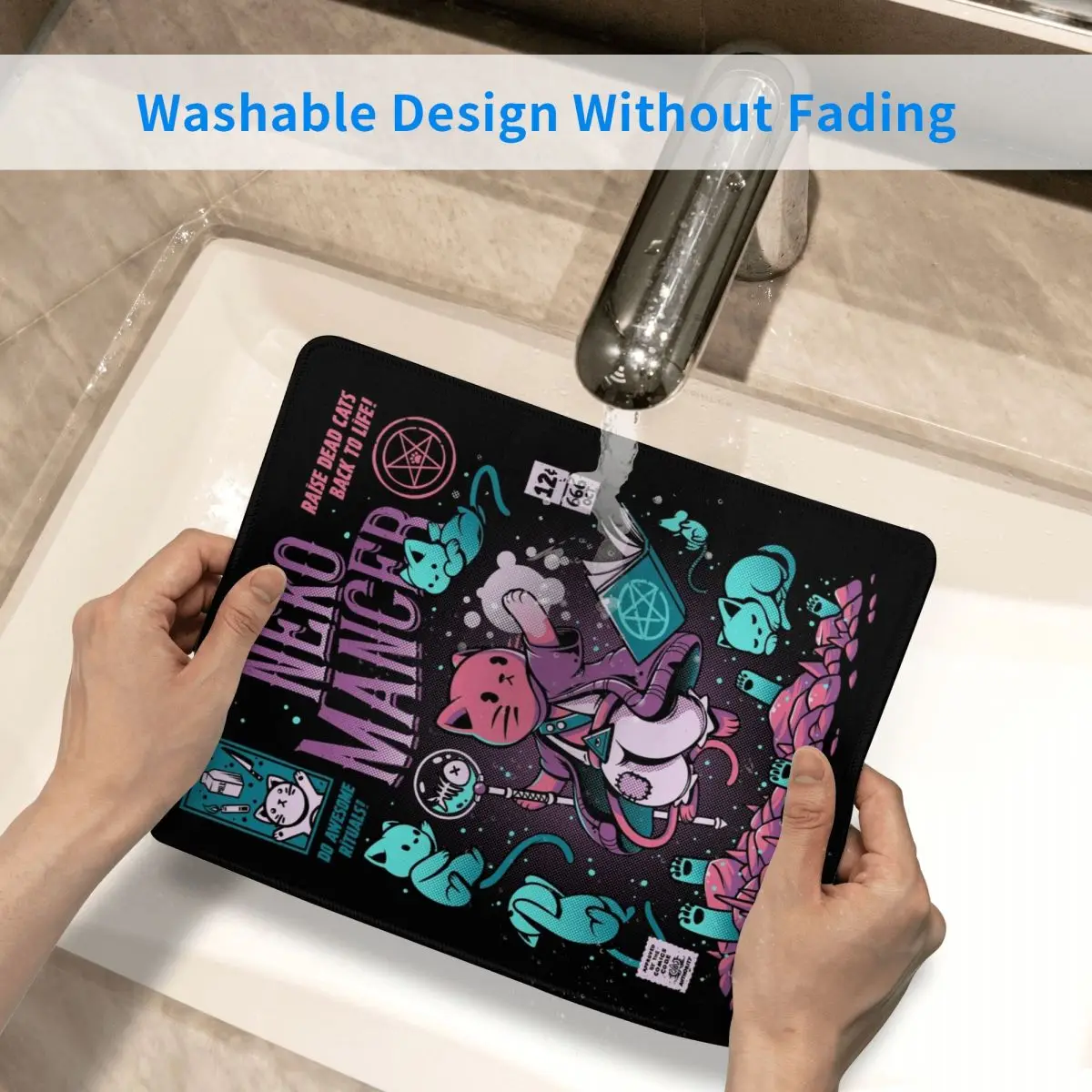 Коврик для мыши в виде кота не скользит |