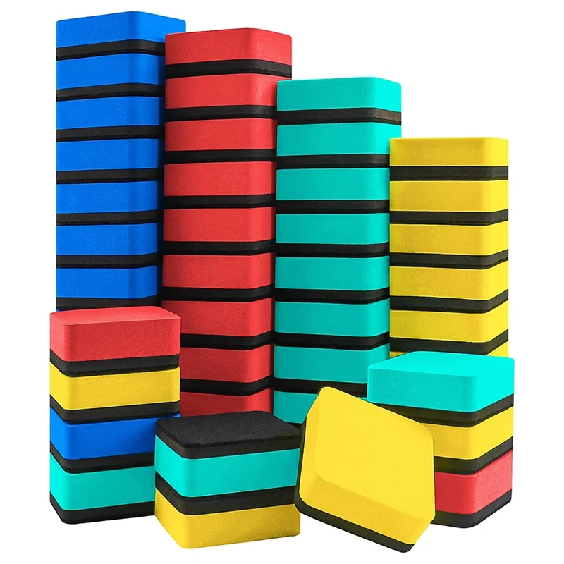 Мини-стираемые ластики 48 упаковок магнитная белая доска сухие очиститель для