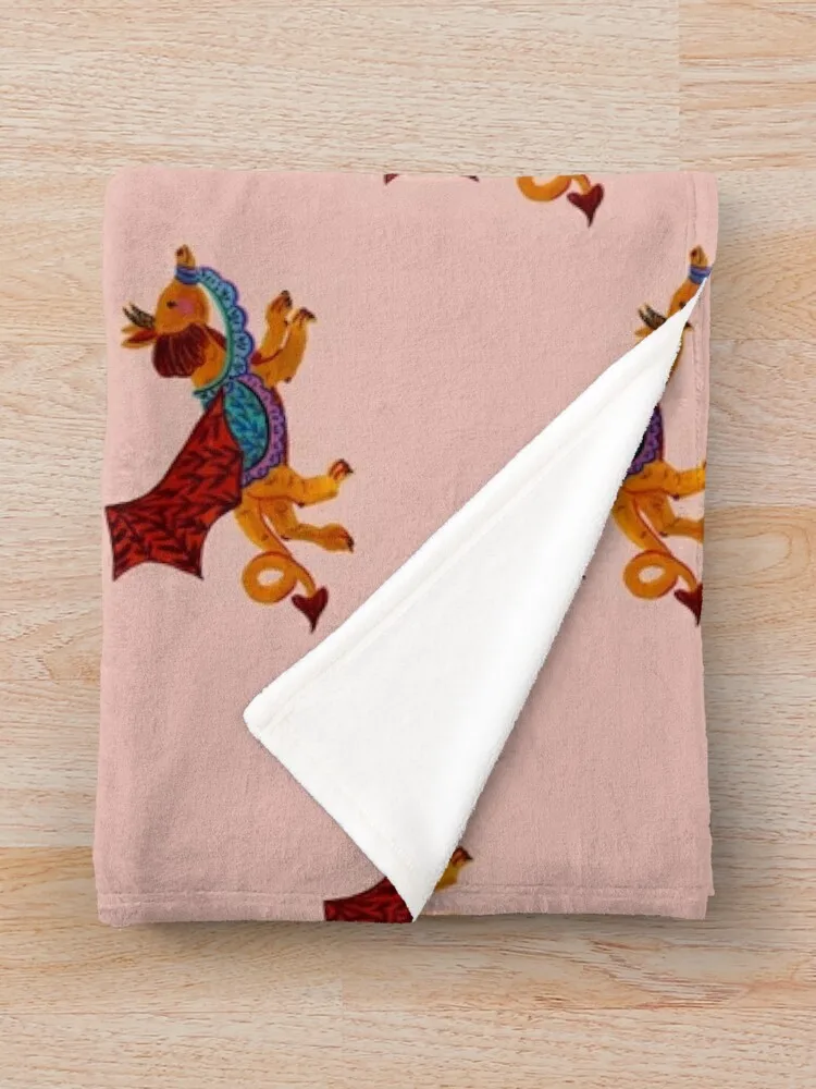 Карусель Дракон – химерная фантазийная акварель с ручной росписью от Jemma Jamie