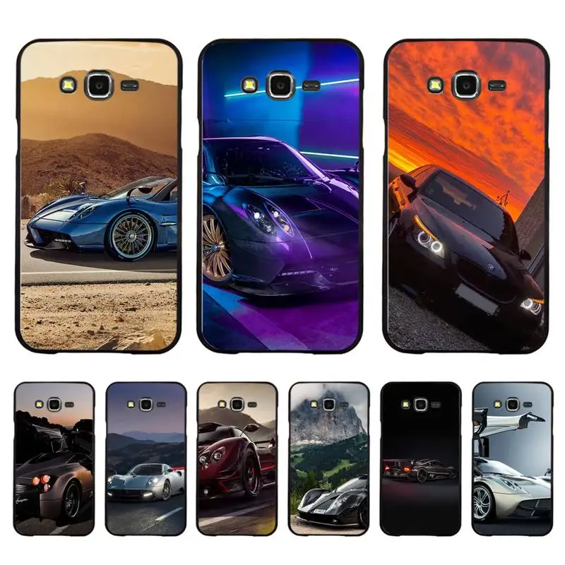 

Pagani car Phone Case for Samsung J8 J7 Core Dou J6 J4 plus J5 J2 Prime A21 A10s A8 A02 cover