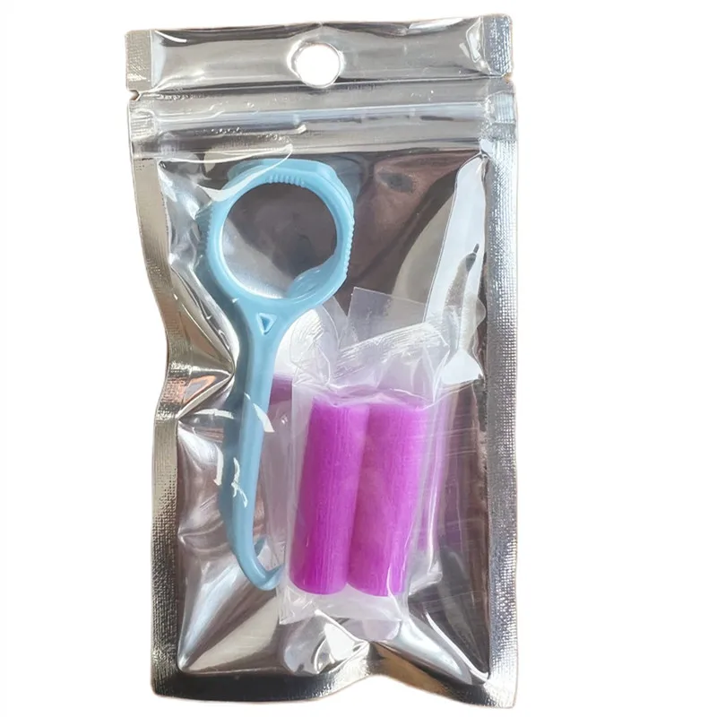 

Purple Dental Aligner Chewies Invisible Removable Braces Tool Extractor Hook Aligner Silicone Stick