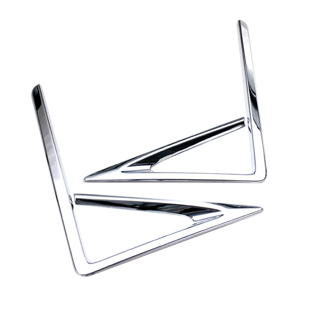 

For Toyota Voxy 80 Series Hybrid 2018 2019 2020 Chrome Front Fog Light Lamp Cover Trim Foglight Bezel Decoration Frame