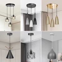 e27 led minimalist modern pendant lights nordic ceiling chandelier 220v hanging lamp for kitchen dining table lighting home room