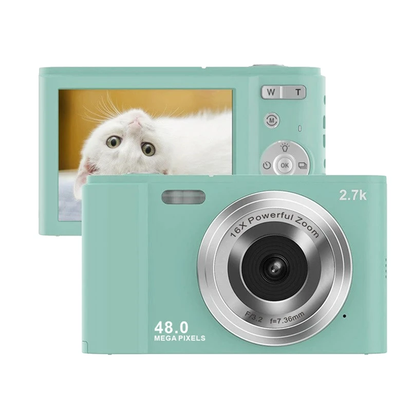 

Digital Camera,HD 1080P 48.0 Mega Pixels Vlogging Camera LCD Screen, Portable Mini Cameras For Students, Kids
