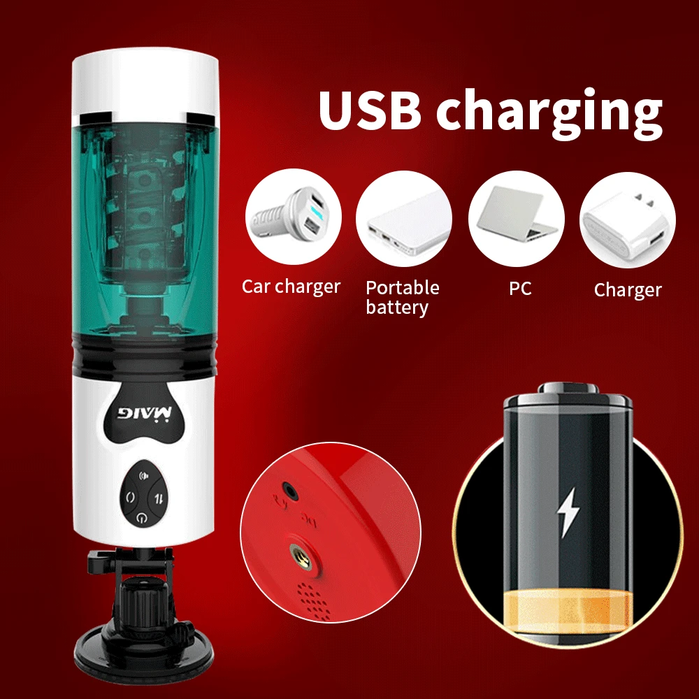 Автоматический Мужской мастурбатор чашка мягкая телескопическая вращающаяся