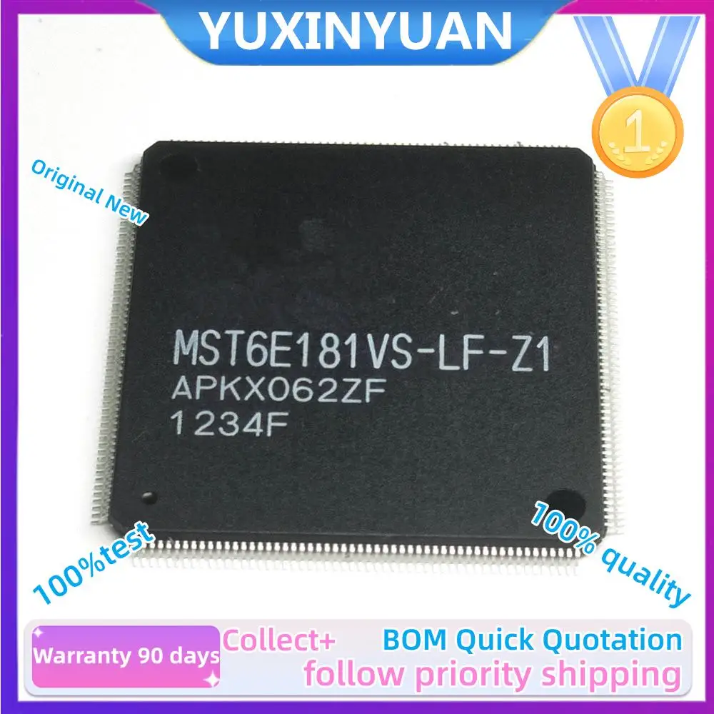 

5PCS MST6E181VS-LF-Z1 MST6E181VS-LF MST6E181VS MST6E181 QFP LCD CHIP