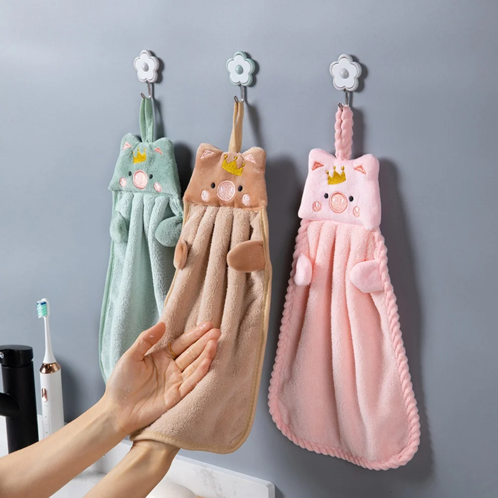 Hand Towel Household Cute Cartoon Absorbent Children's Towel