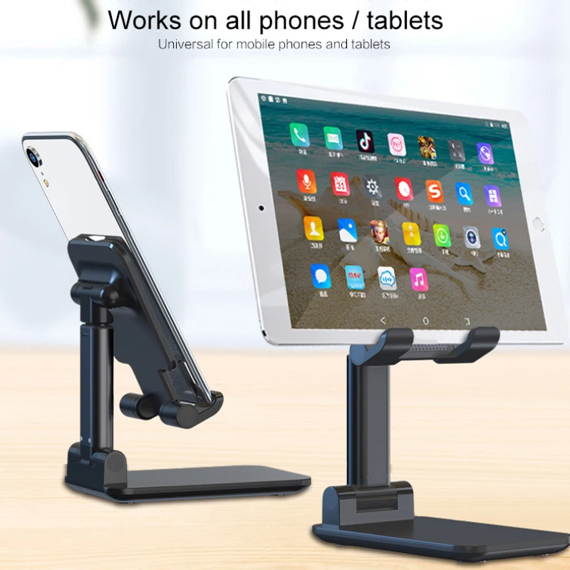 

Mobile Phone Stand Desktop Lazy Bedside Universal Universal Support Stand Foldable And Hoisting Multi-Function Telescopic Adjust