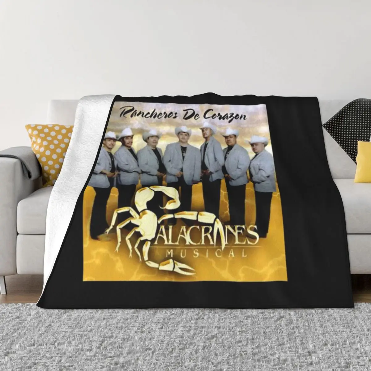 Alacranes Музыкальные-Rancheros De Hearts On альбом 2004 ультра-мягкое Флисовое одеяло