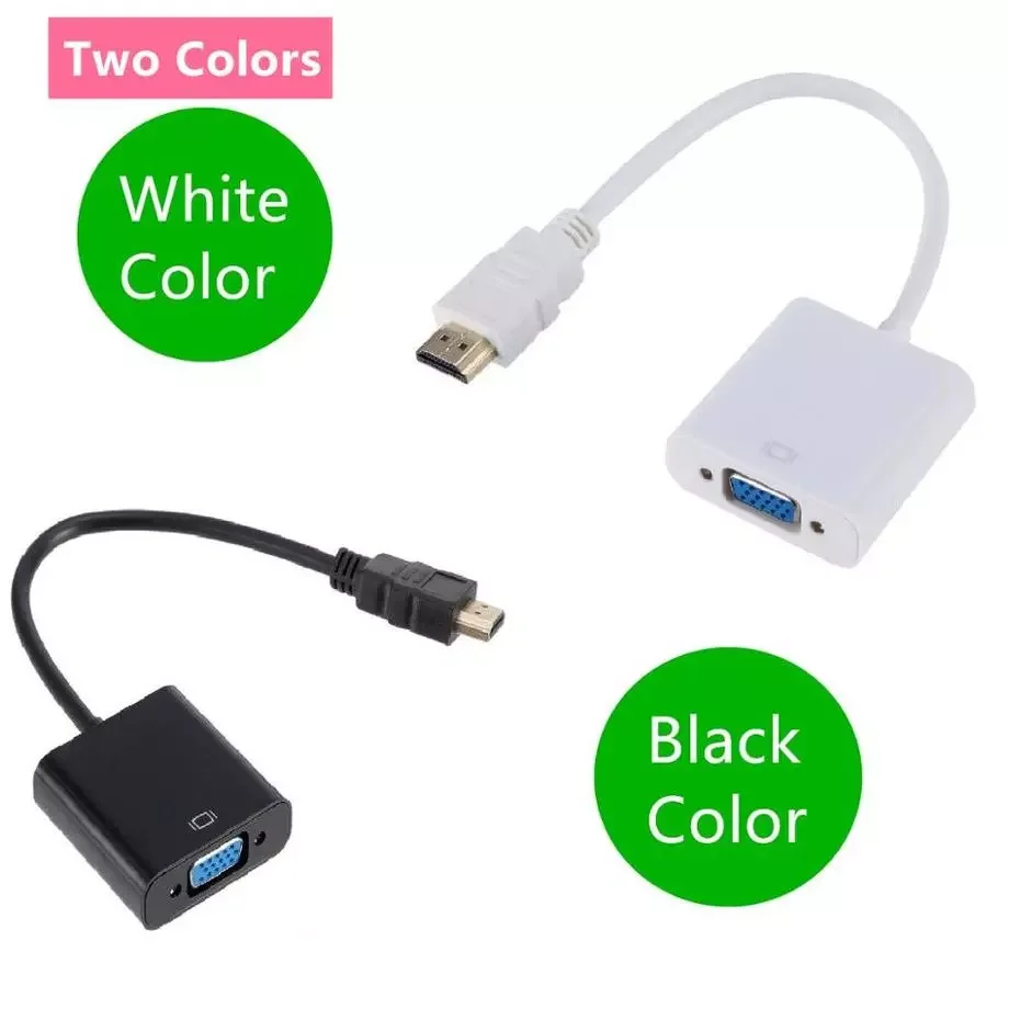 

Factory Direct Selling for Tablet laptop PC TV HD 1080P HDMI To VGA Cable Converter HDMI Male To VGA Famale Converter Adapter Di