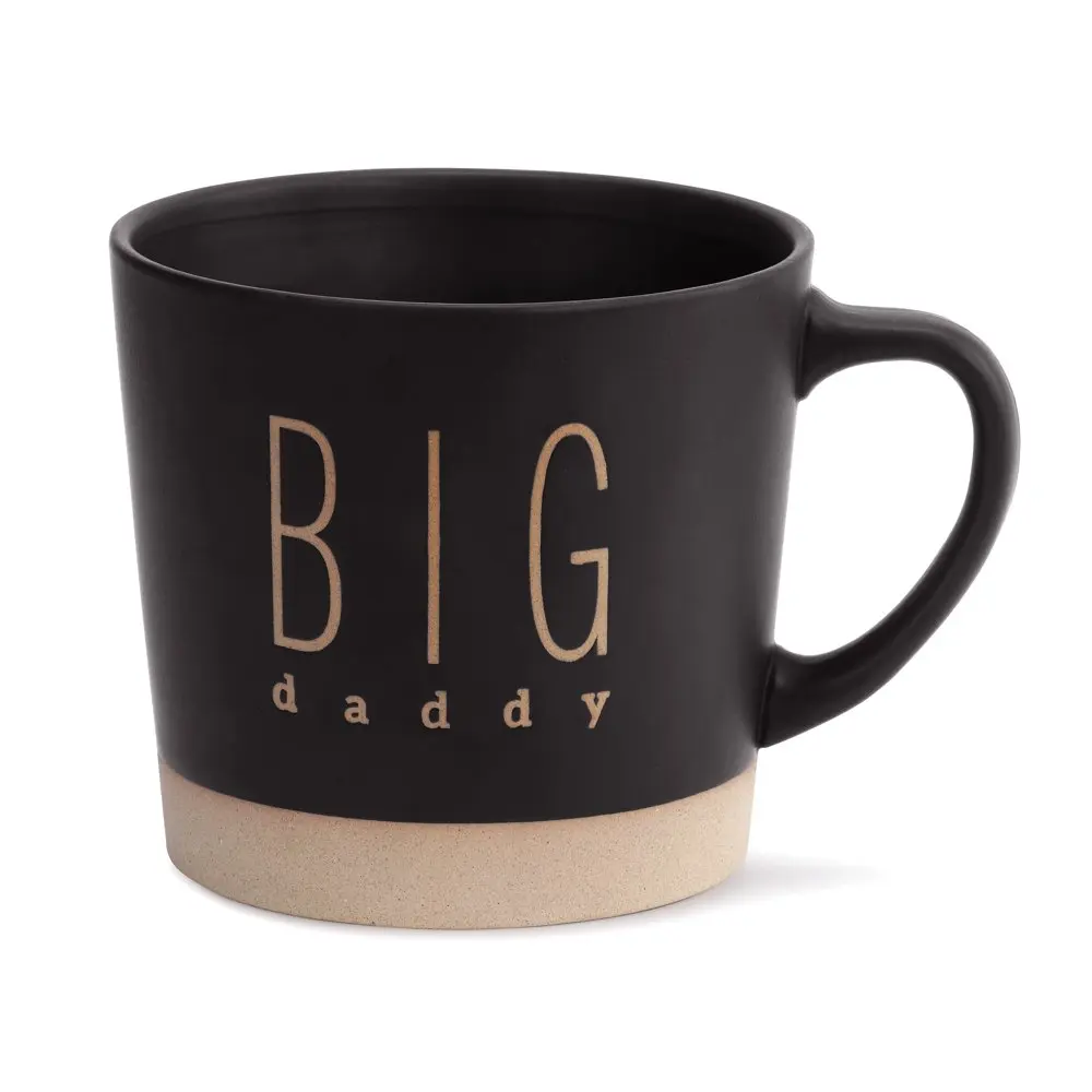 

Big Daddy Matte Black 56 ounce Ceramic Stoneware Mega Coffee Mug Cup