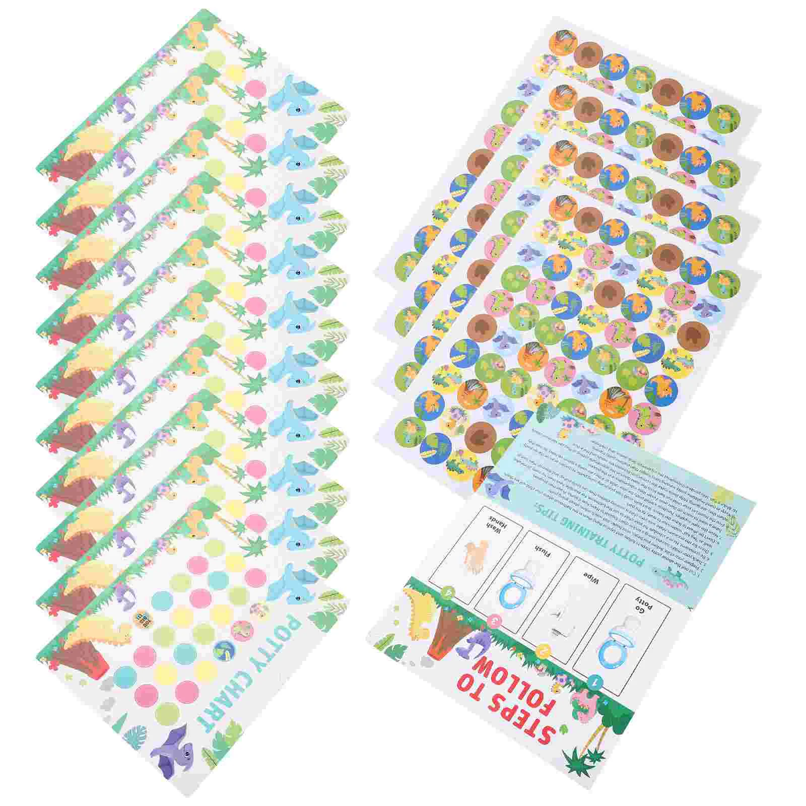 

1 Set Potty Training Decal Potty Training Chart with Sticker Toddler Potty Training Supplies