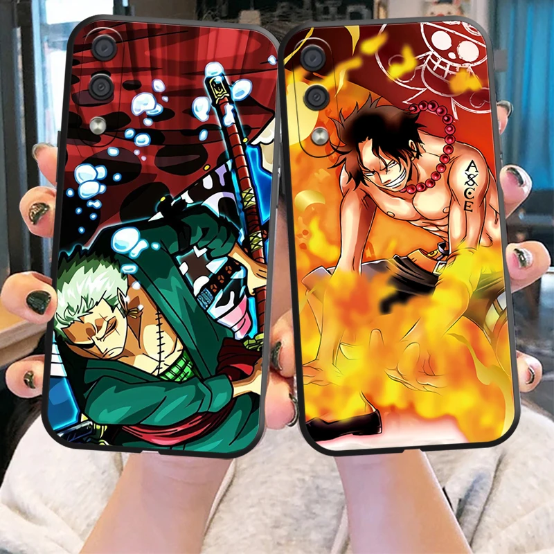 

Japan Anime One Piece Phone Case For Samsung Galaxy A11 A20 A21S A52 4G 5G A71 4G 5G A72 Soft Liquid Silicon Back Funda