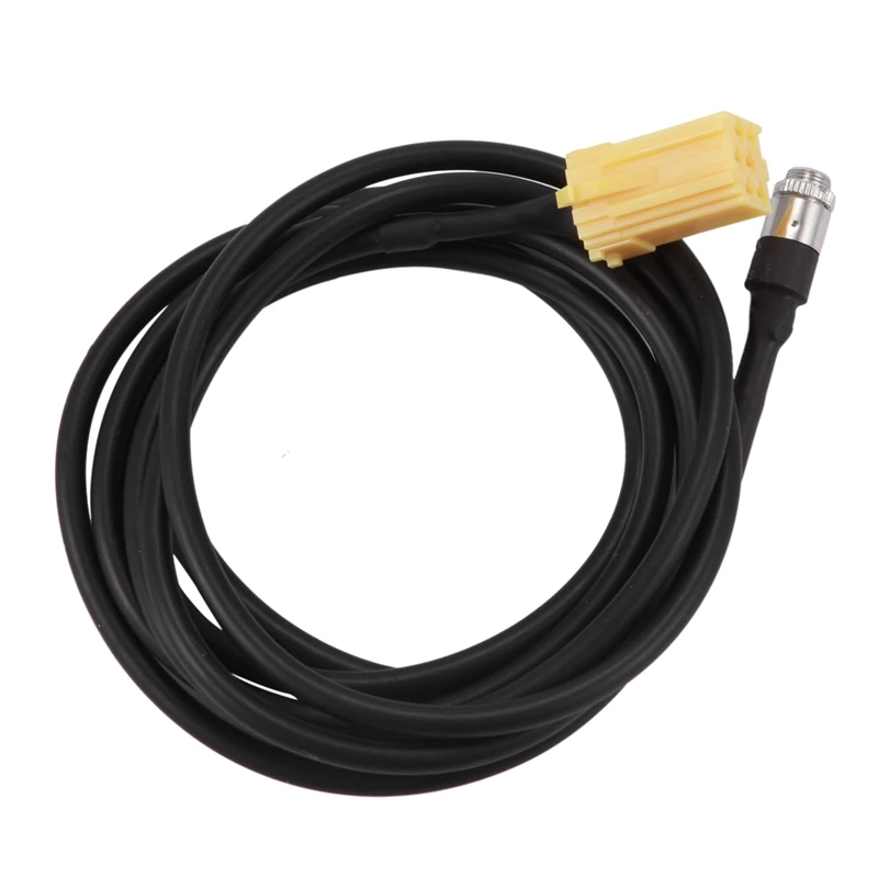 

1PC Car MINI ISO 6Pin To 3.5MM Jack Audio Device External Aux Cable Adapter For Fiat Grande Punto Alfa 159