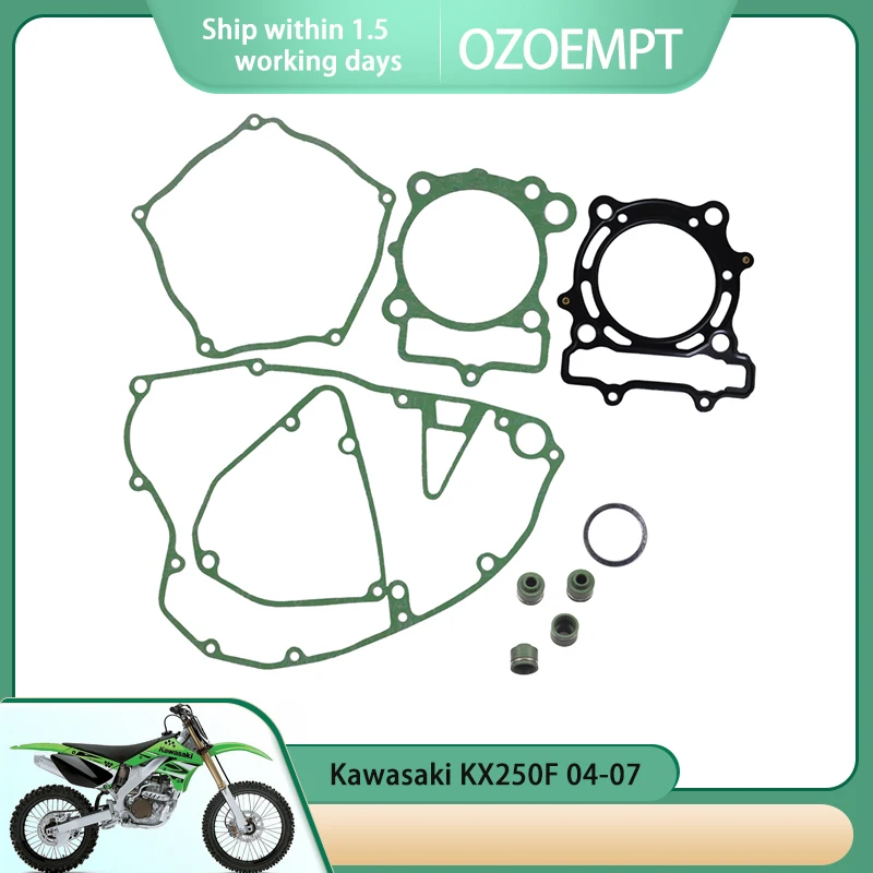 

Ремонтная прокладка для цилиндра двигателя OZOEMPT, подходит для Kawasaki KX250F 04-07
