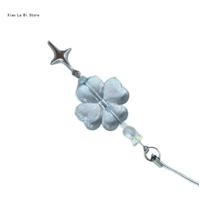 Модный брелок-брелок Krychain с подвеской в ​​виде цветочного телефона для девочек