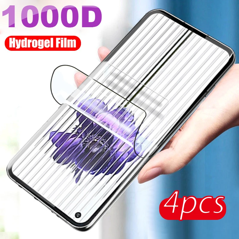 Гидрогелевая пленка, 4 шт., Защита экрана для телефона, 1 защита экрана, нет ничего, phone1, 1 телефон, один телефон, не закаленное стекло
