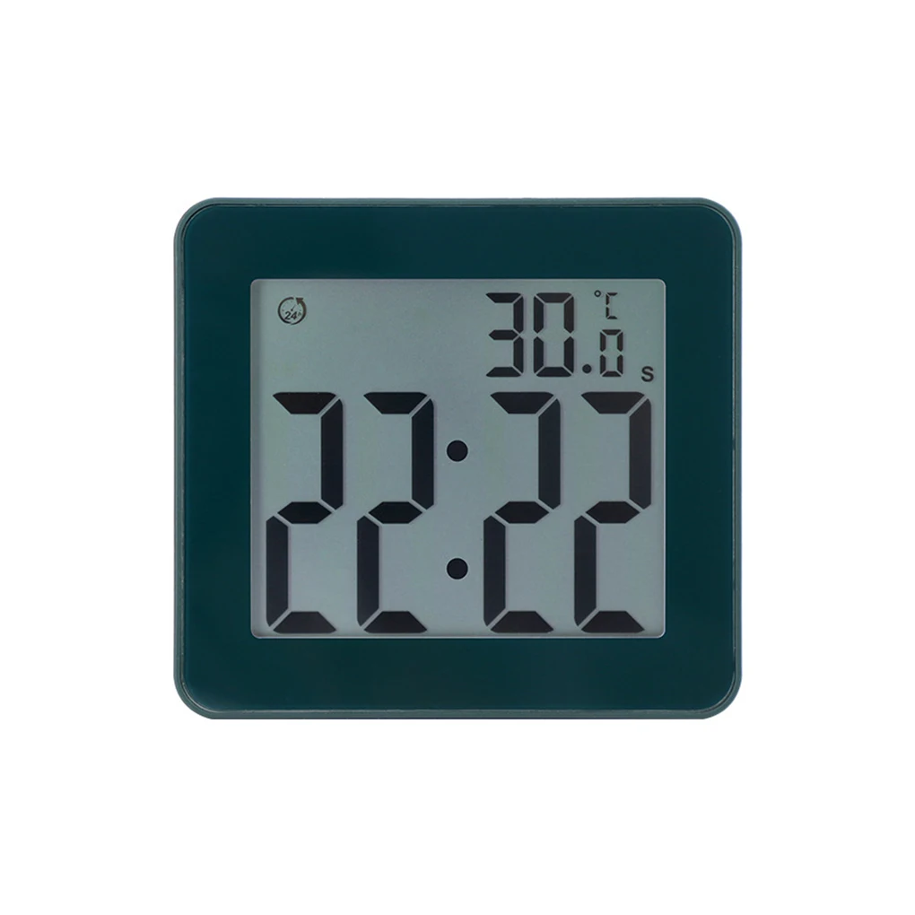

Alarm Clock LCD Temperature Display Bathroom Timer Thermometer Stopwatch