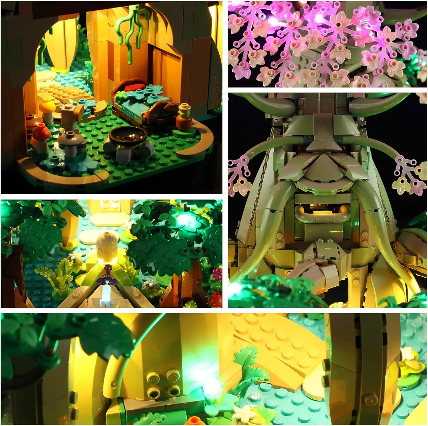 HPROSPER светодиодный (без модели) для LEGO 77092 светильник Great Deku Tree 2 в 1 строительные