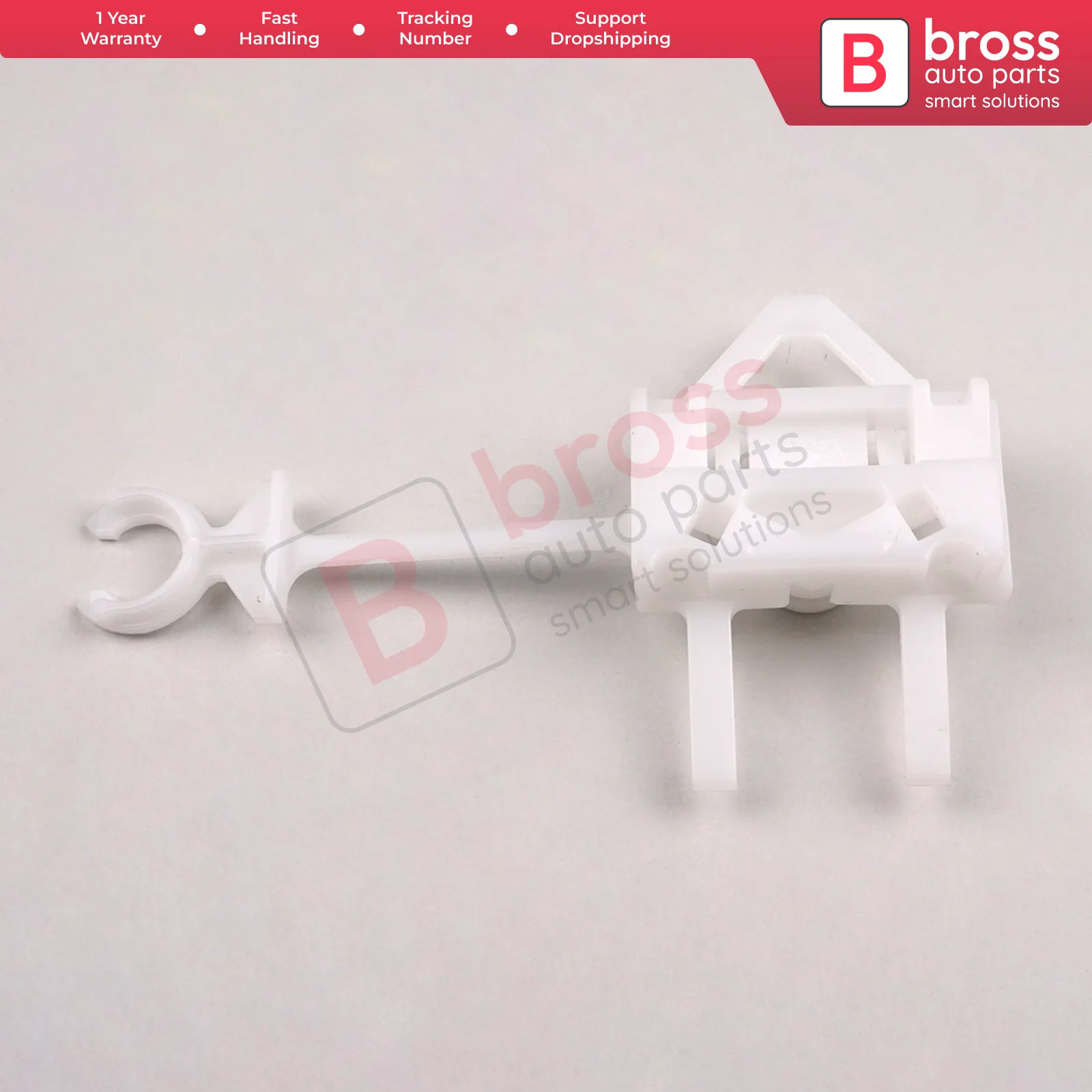 

Bross Auto Parts BWR13 Electrical Power Window Regulator Clip Front Right Door 46786202, 46446616 for Fiat Albea Siena Palio