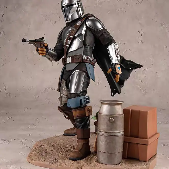 

26 см Artfx мандалор йода 1/7 фигурка модель игрушки для детей Коллекционная модель для мальчиков Рождественский подарок