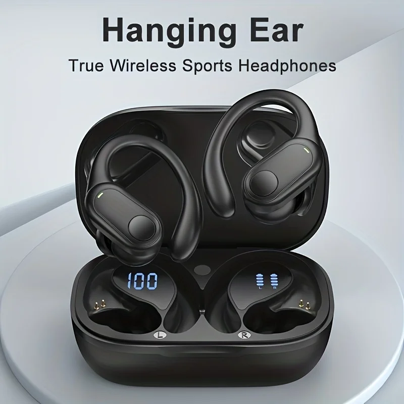 

High Quality Earphone With Nice Audio Experience, TWS BT 5.3 Wireless HiFi Stereo Ear Hook Earbuds - Noise
