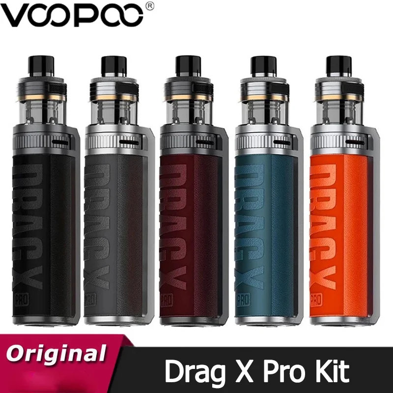 

Оригинальный VOOPOO Drag X Pro Kit 100W Box MOD 5,5 ml TPP X Pod подходит для TPP PnP 18650/21700