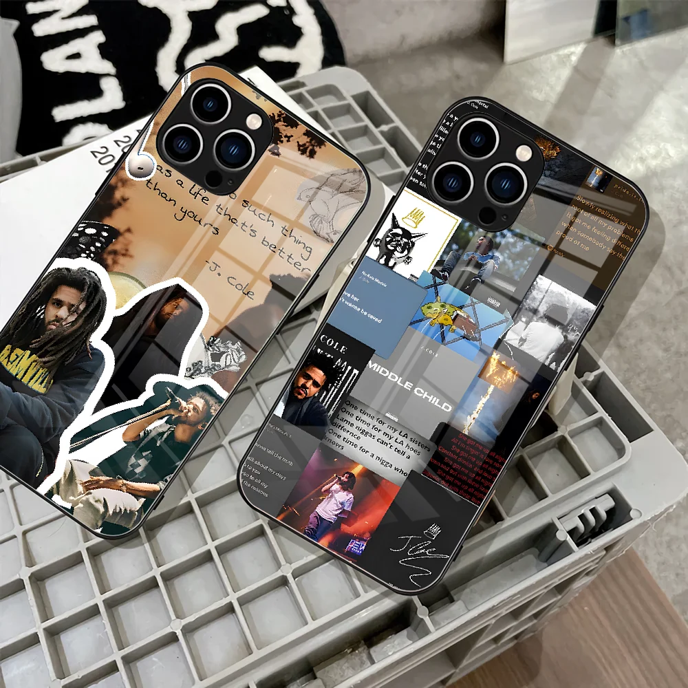 Чехол для телефона J Cole Born Sinner 2023 для IPhone 15 14 Pro 13 11 12 XR XS MAX 7/8 X Plus 13 Черные Стеклянные чехлы