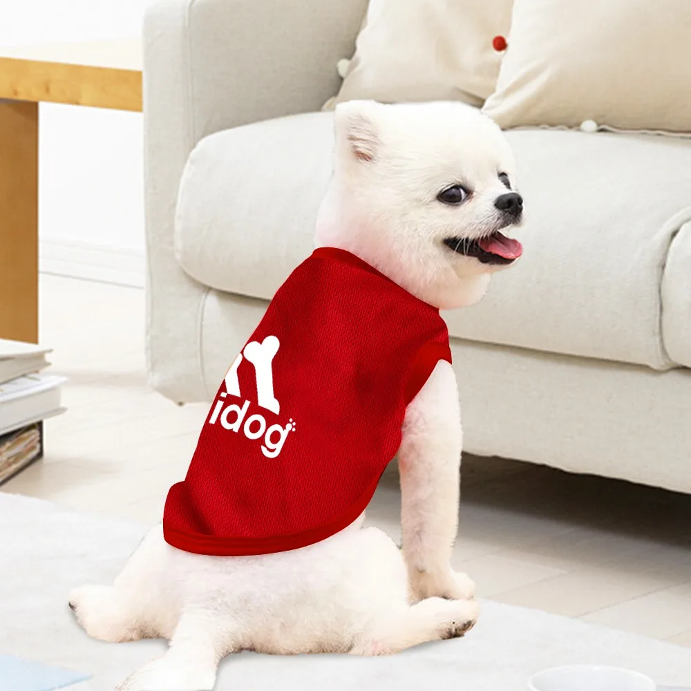 Летняя одежда для собак жилет маленьких средних и больших питомцев щенков