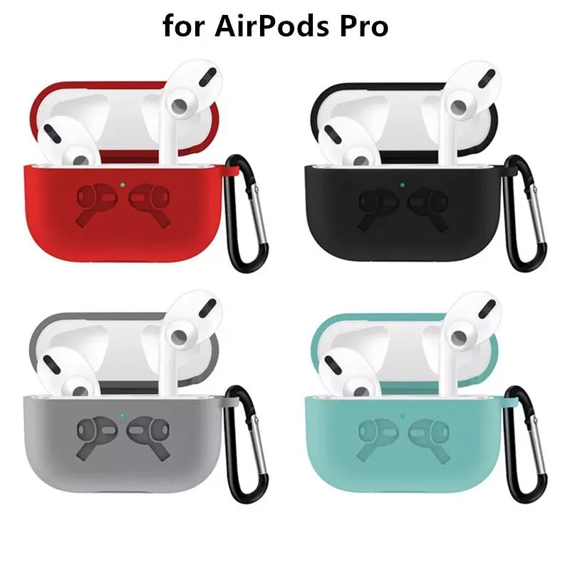 

1PC New Silicone Case for Airpod Pro Case for Airpods Pro 3 Air Pods Soft Slim Wireless Charging Headphone Earphone Cover Fundas