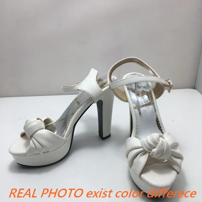 ORCHA LISA Design Женские сандалии с открытым носком Сверхвысокий блочный каблук 12 см