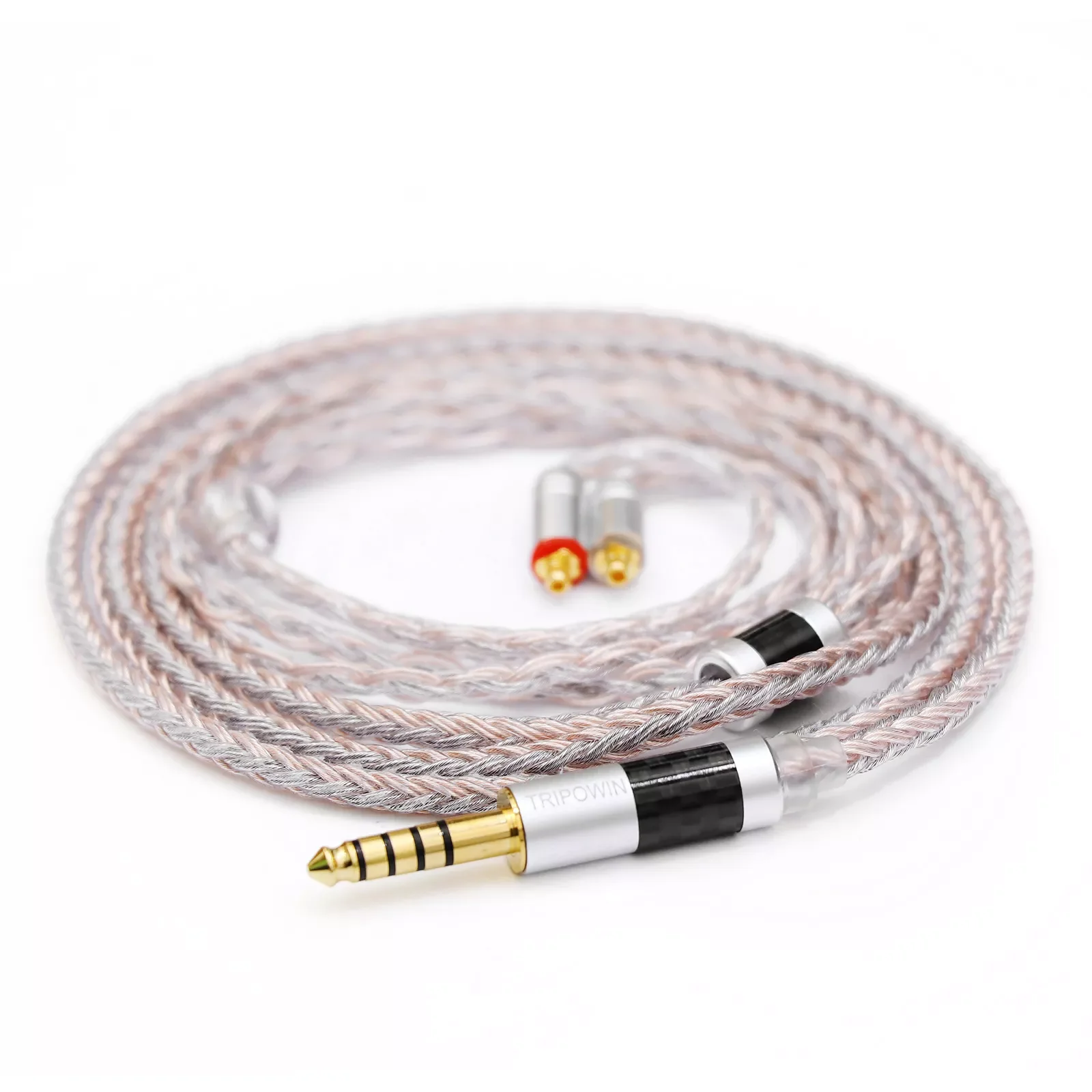 

2023New 2022 TRIPOWIN Jelly Upgraded 16 Core 21 Wire Per Core Earphone Cable Silver-plated OCC+Alloy Copper Graphene+OCC Mixed B