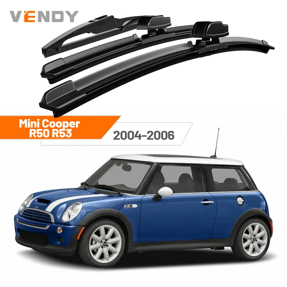 

Комплект Передних И Задних Щеток Стеклоочистителя Для Mini Cooper R50 R53 2004-2006, Резиновые, С Термостойкостью
