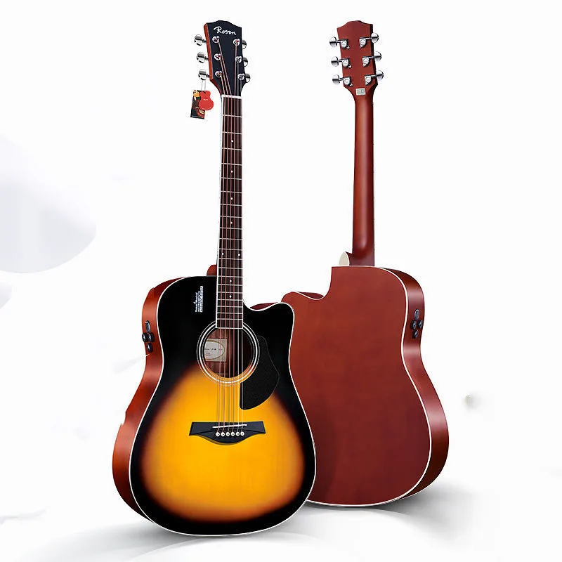 

6 String Guitar Beginner's Travel Portable Folk HElectric Country Guitar Resonator Jazz Veneer Kit De Guitarra Musicman Guitar