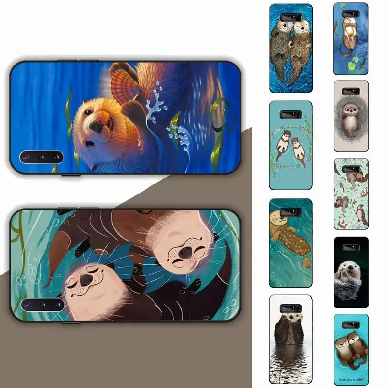 

Cute Otter Phone Case for Samsung Note 5 7 8 9 10 20 pro plus lite ultra A21 12 72