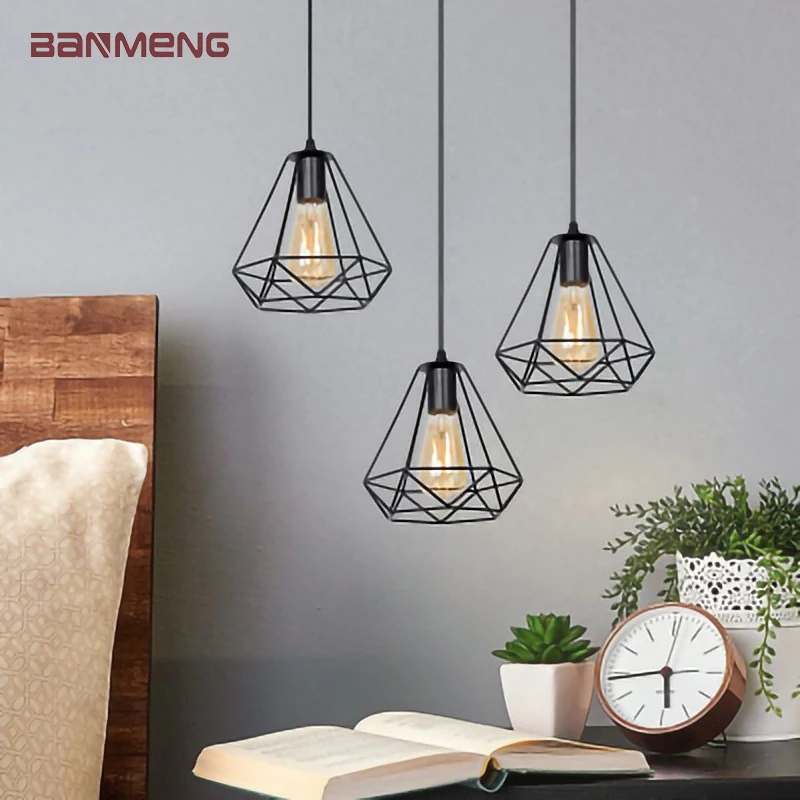 

Nordic Creative минимализм E27 LED Подвесная лампа-канделябр Внутреннее освещение спальня гостиная домашний декор подвесные светильники