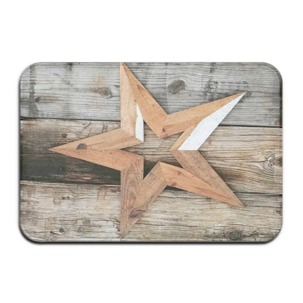 

Retro Wood Plank Bathroom Mat Old Brown Striped Texture Geometric Non-Slip Rug Flannel Floor Decor Bath Kitchen Entrance Carpets