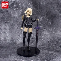 new 23cm japanese anime figure fate stay night casual clothes saber pvc action figure collectible figurine model kids toys gifts