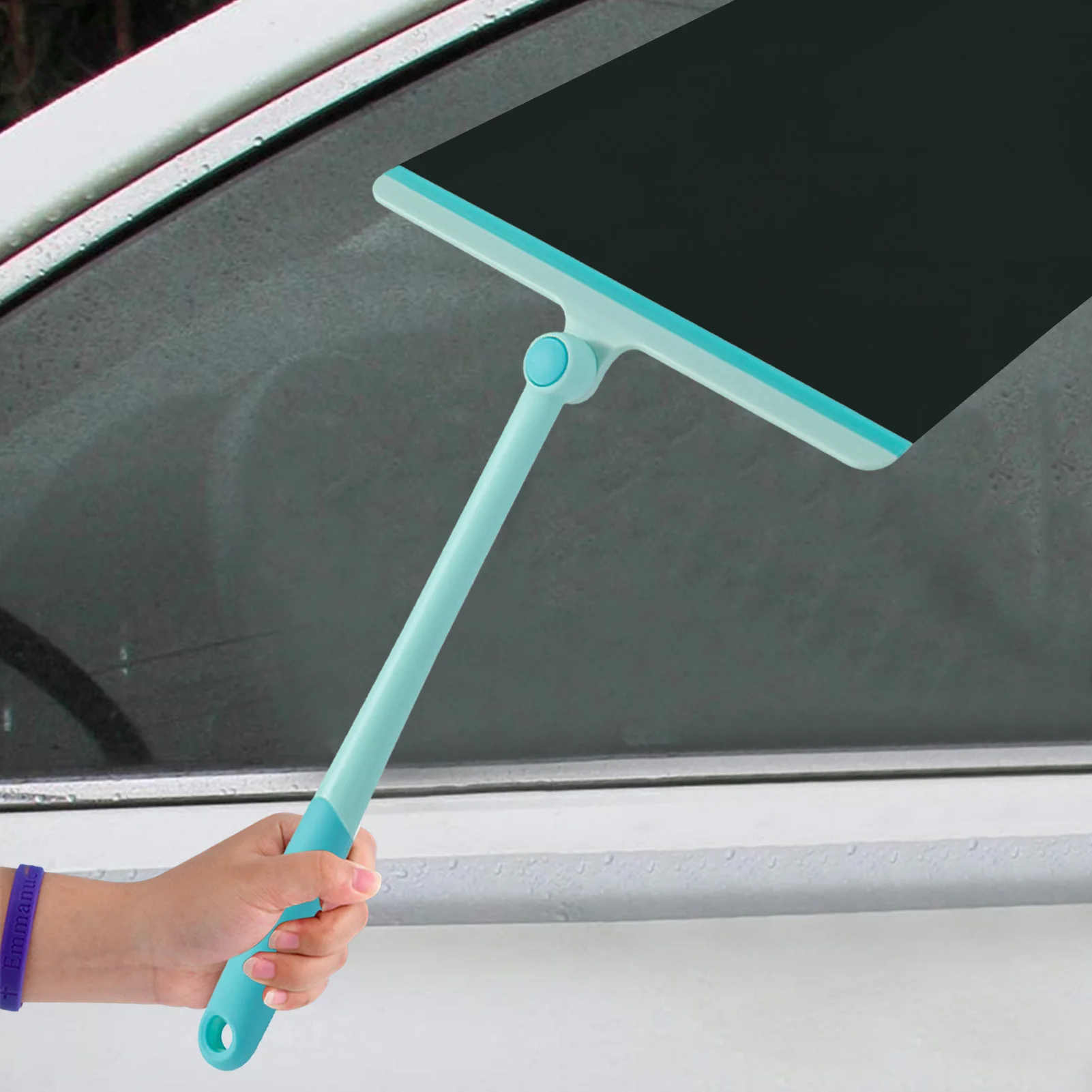 

Shower Squeegee Car Glass Wiper Scraper Cleaner Tool Non-slip Handle Multi-purpose Glass Wiper For Bathroom Car Windshield