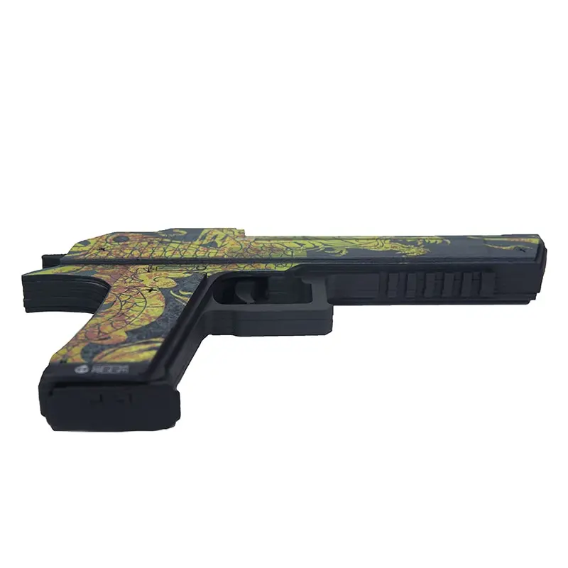 Игрушечное оружие Geekroom деревянный детский пистолет резинкострел Desert Eagle yakuza