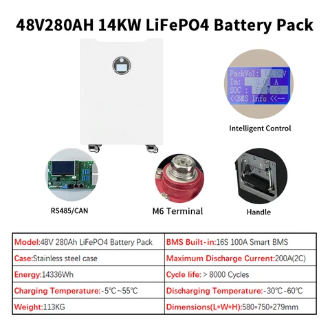 Аккумулятор LiFePO4 48V 50Ah