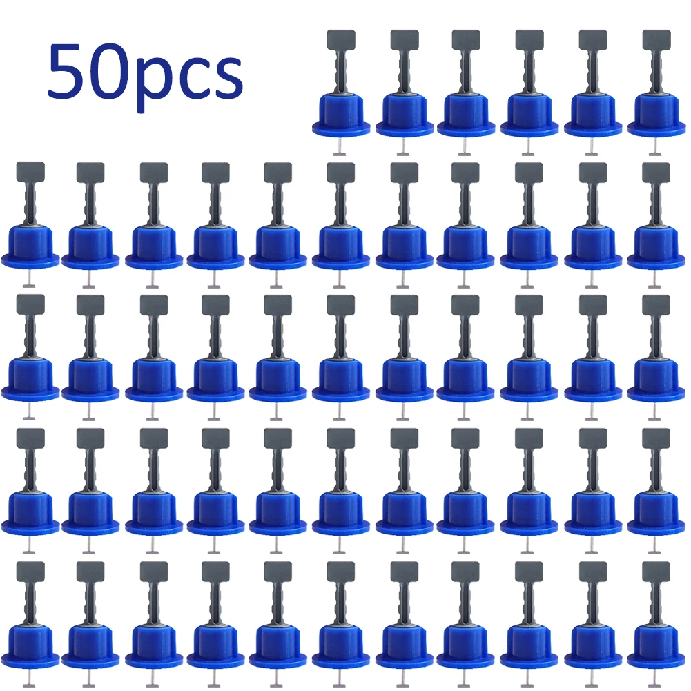 

50pcs/set Level Wedges Tile Spacers for Flooring Wall Tile Leveling System Leveler Locator Spacers Plier Balance Tiles Alignment