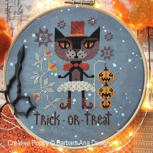 Needlework, Cute Cartoon, Halloween Night, 22-26, 16ct, Diy