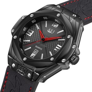 Luxury Men's Watches Leather Band Fashion Waterproof Quartz Watch for Man Male Clock Reloj Hombre-36650
