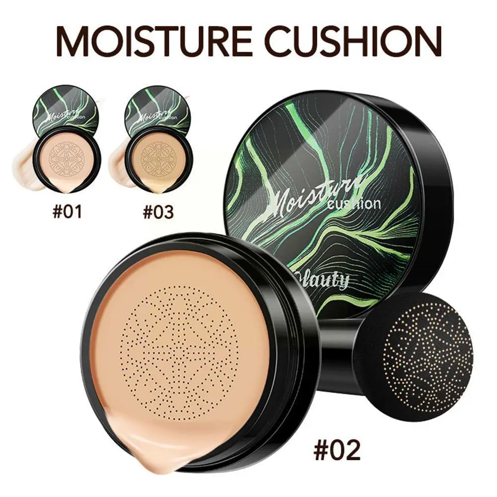 

BB Cream Foundation Concealer Air Cushion Mushroom Makeup Base Cosmetics Whitening Brighten Head CC Waterproof Tone Face M2M6