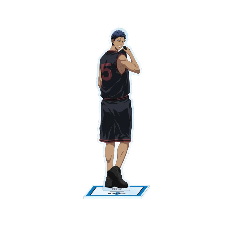 Акриловая подставка-брелок 15 см с персонажами аниме Kuroko no Basket: Куроко, Тайга Кагами, Дайки, Тецуя Аоминэ. Настольное украшение, подарки, сувениры. (art.: 3920da47762e5) - 3920da47762e5