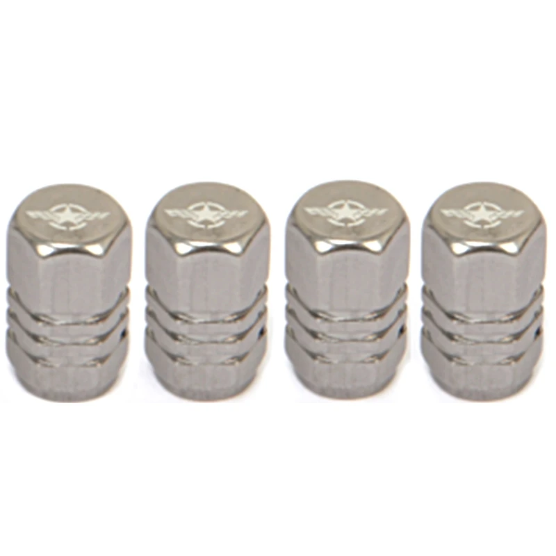

Tire Valve Stem Cap With Hexagon Style Aluminum Tire Wheel Stem Air Valve Caps For Auto Car Motorcycle Bicycle