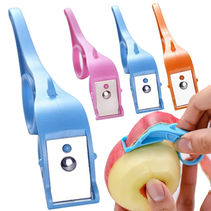 

Portable Fruit Peeler Manual Peeler Potato Cutter Orange Apples Cutter Vegetable Stainless Steel Peeling Ring Home Kitchen Tools