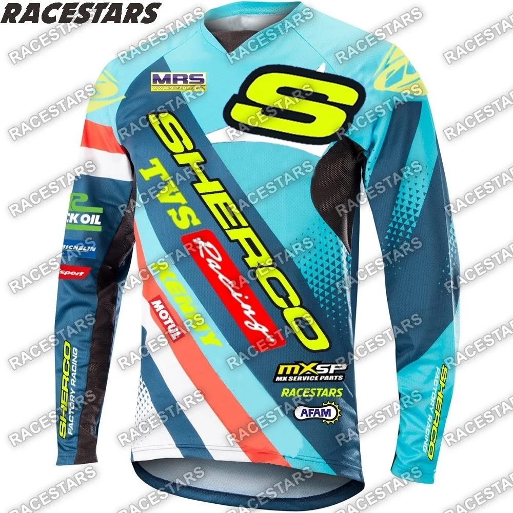 

Motorcycle Downhill Mountain Dirt Bike MTB Moto Motocross Racing Enduro Men's Cycling Jersey Off Road Maillot Ciclismo Hombre DH