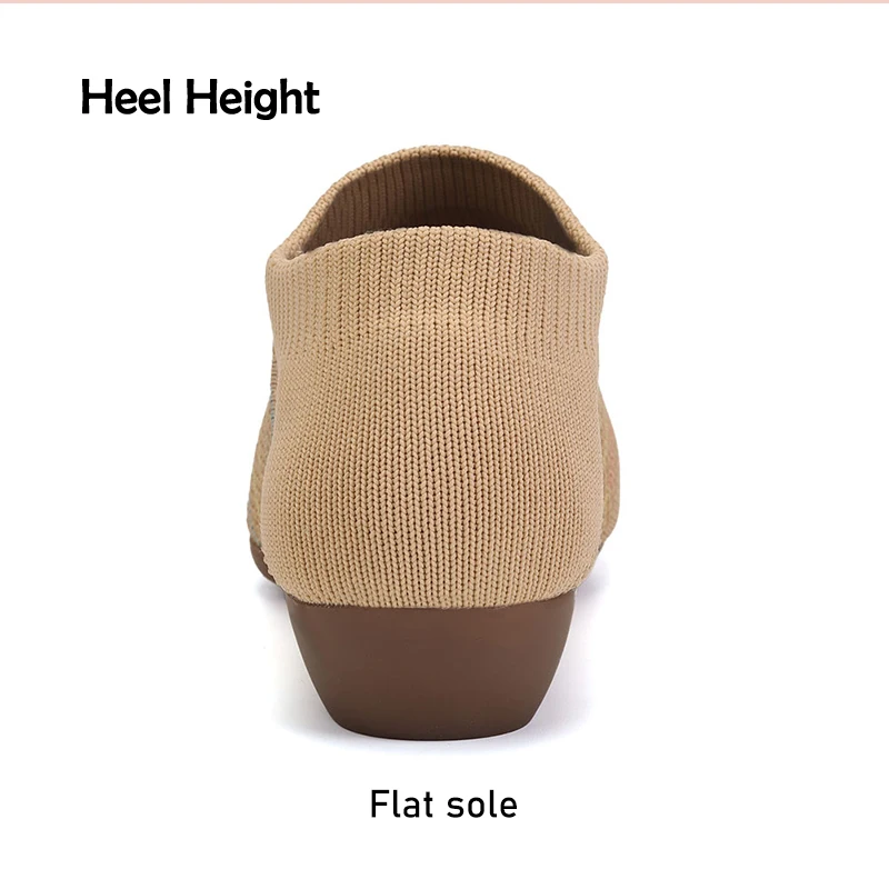 DKZSYIM Dance shoes For Women Colors Knitting Breathable Dancing Shoes flat Latin Shoes Indoor/Outdoor Practice match Jazz Shoes